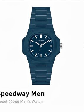 Invicta Speedway Kinesis Men’s Navy Blue Watch – Model 69644